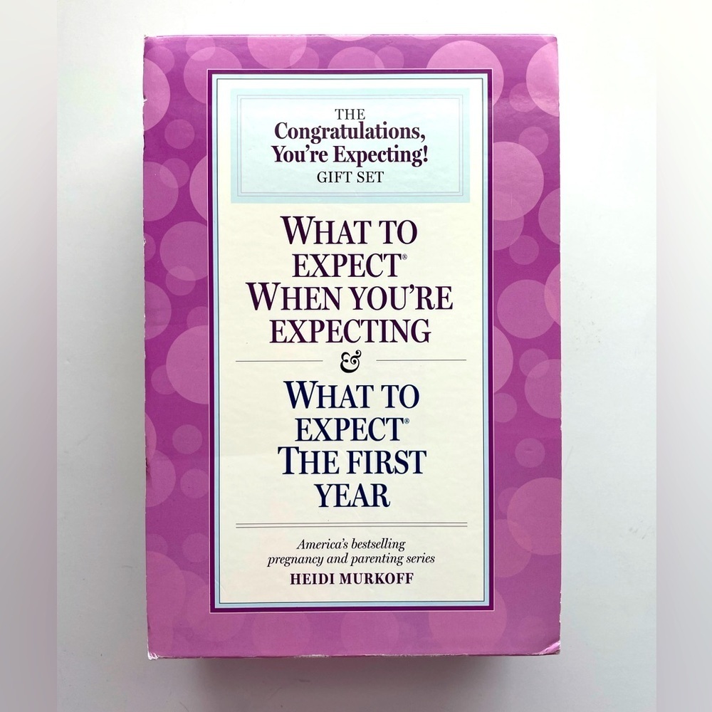 Bookset: What To Expect When You're Expecting & What to Expect The First Year - Picture 2 of 6